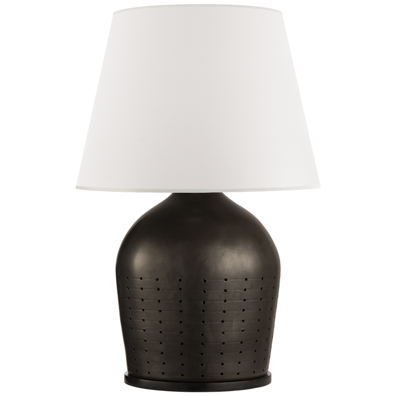 Halifax Large Table Lamp - Black Ceramic