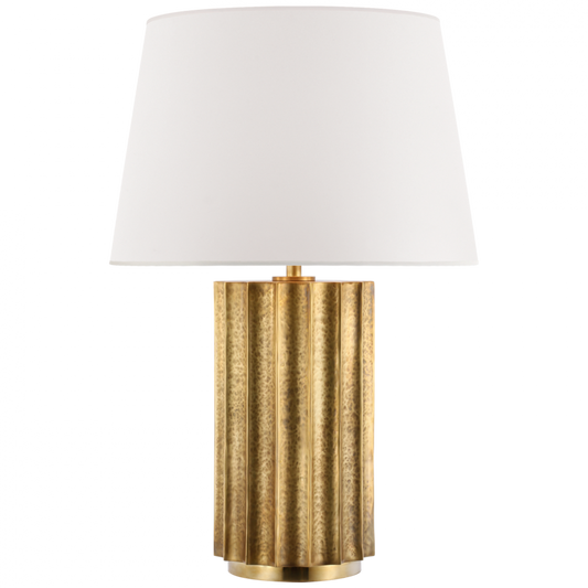 Kolber Medium Table Lamp - Natural Brass