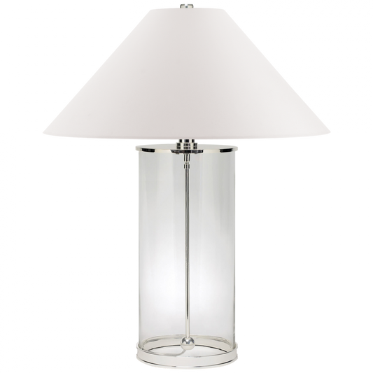 Modern Table Lamp - Polished Silver