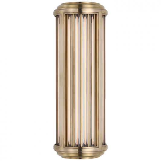 Perren Small Wall Sconce - Natural Brass and Glass Rods