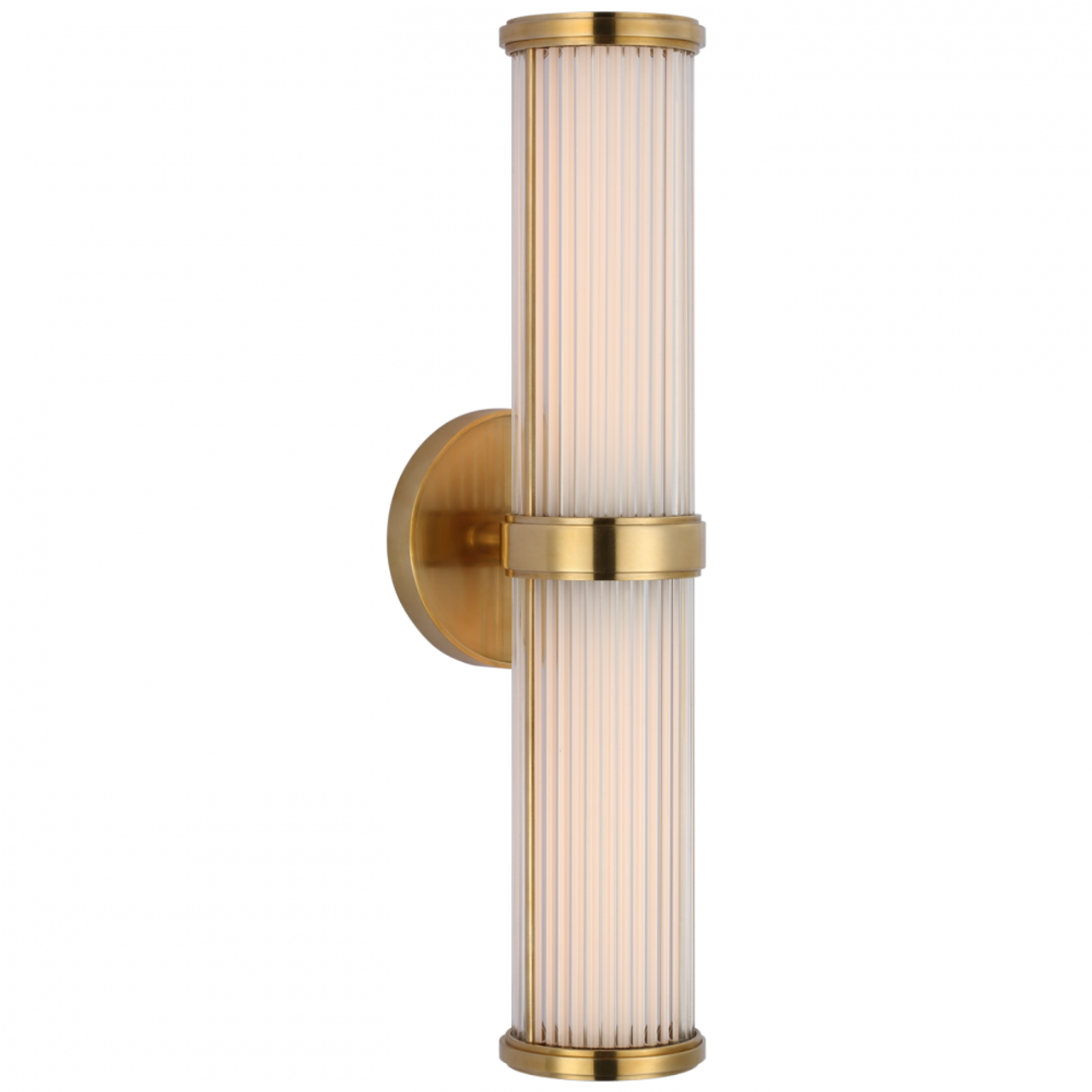 Ranier Double Bath Light - Natural Brass