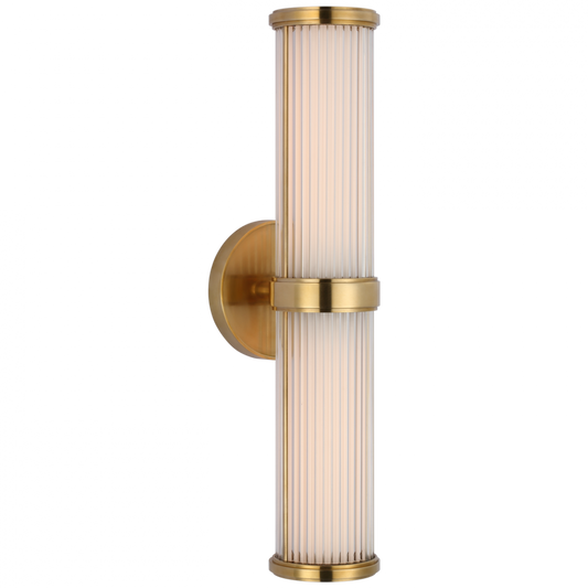 Ranier Double Bath Light - Natural Brass