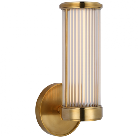 Ranier Single Bath Light - Natural Brass