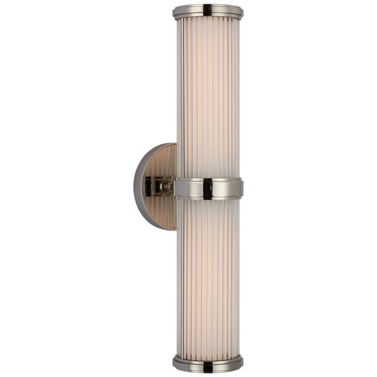 Ranier Double Bath Light - Polished Nickel