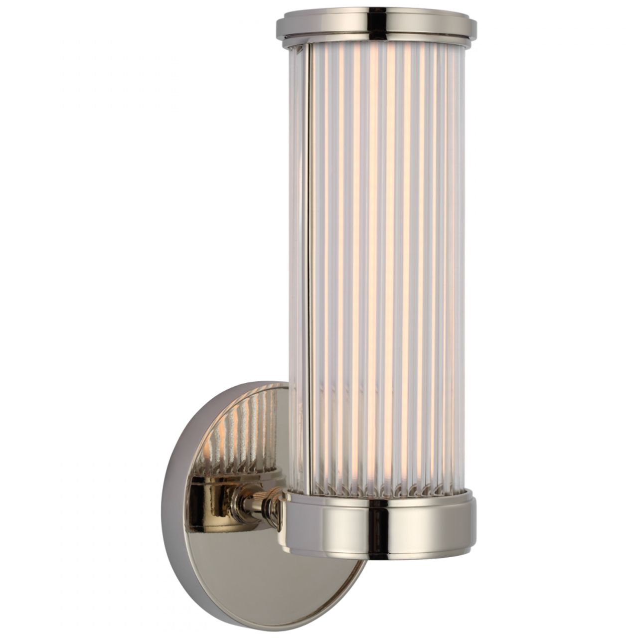 Ranier Single Bath Light - Polished Nickel