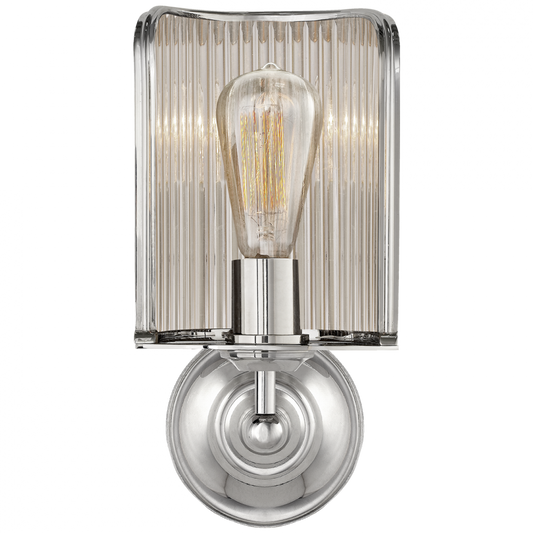 Rivington Shield Sconce - Polished Nickel