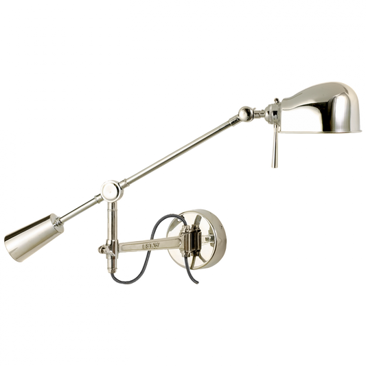 RL '67 Boom Arm Wall Lamp - Polished Nickel