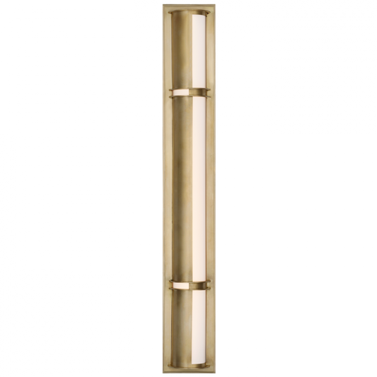 Strever 32" Shielded Bath Light - Natural Brass