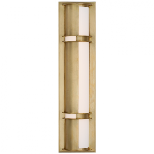 Strever 18" Shielded Sconce - Natural Brass