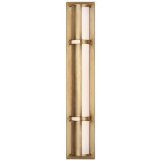 Strever 26" Shielded Bath Light - Natural Brass