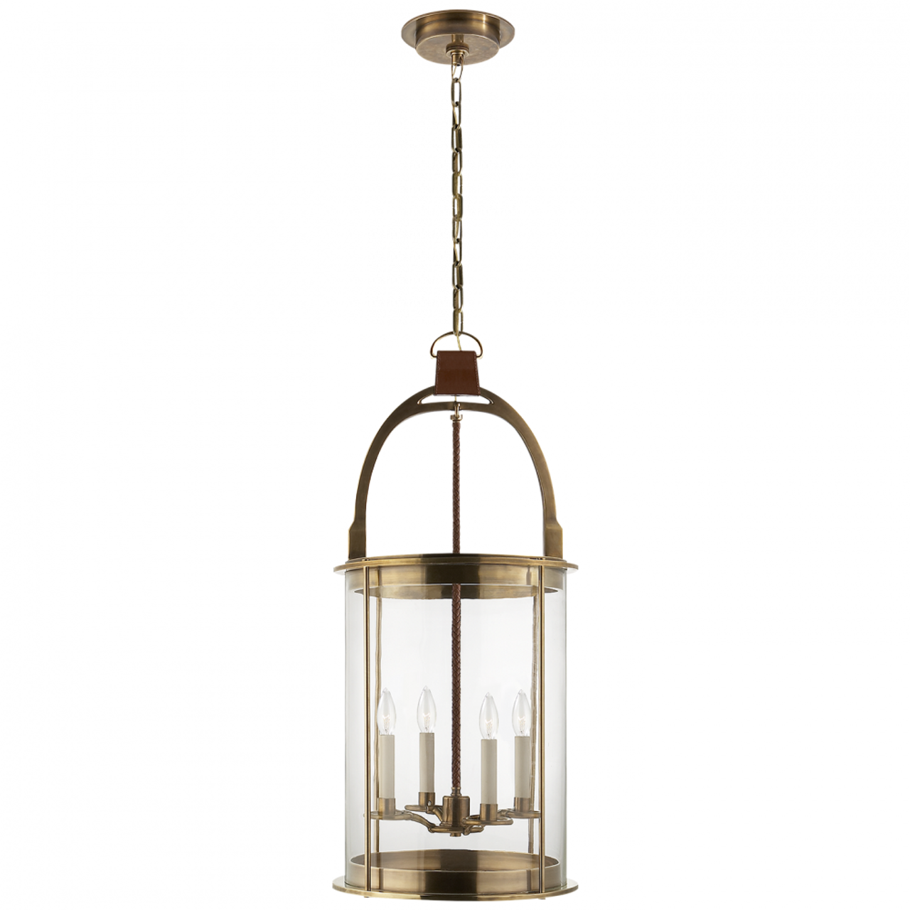 Westbury Lantern - Natural Brass