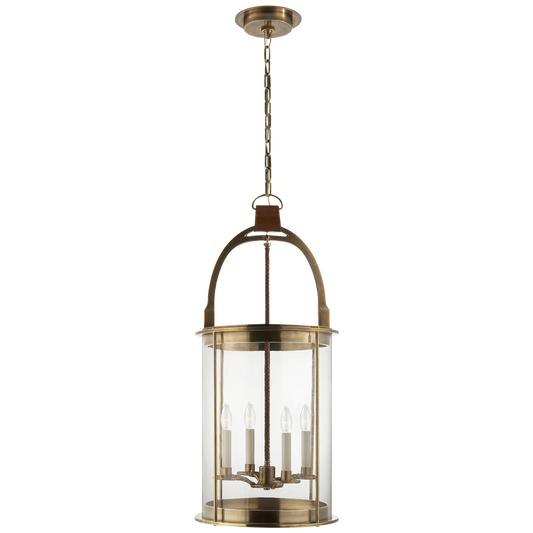 Westbury Lantern - Natural Brass