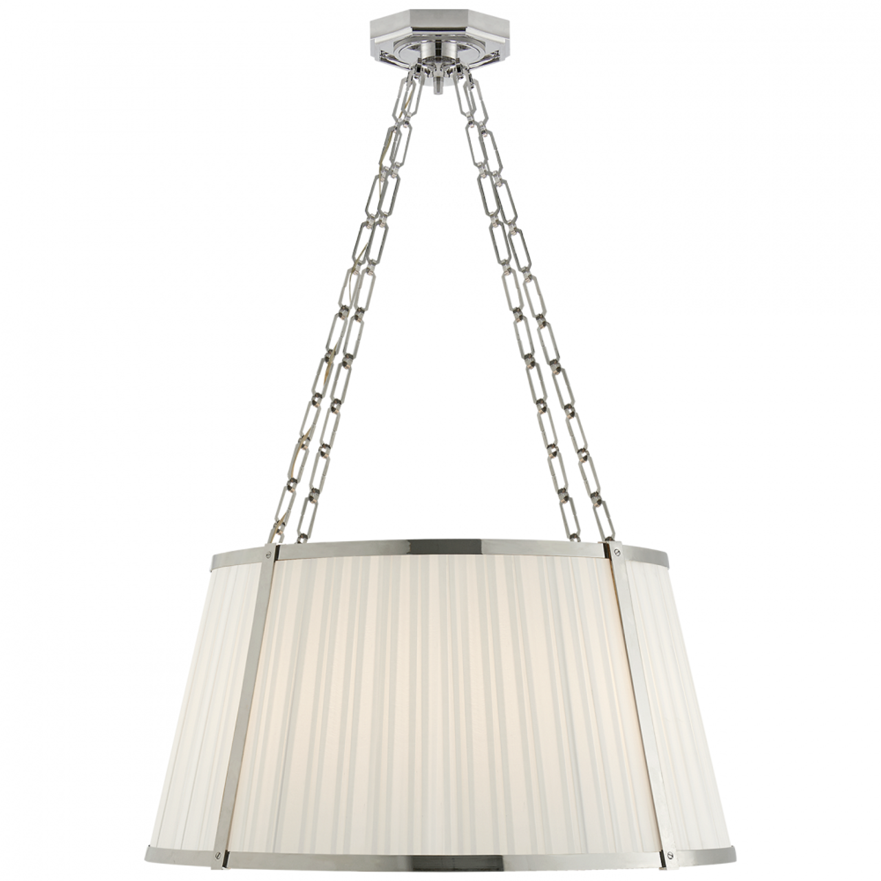 Windsor Large Hanging Shade - Polished Nickel