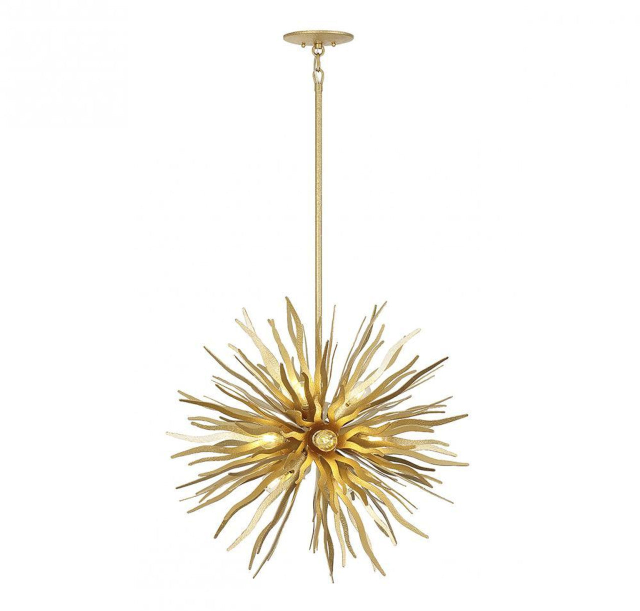 Killiam Pendant, 12-Light, Cavalier Gold, 31"H (7-1957-12-37 ALWKL)