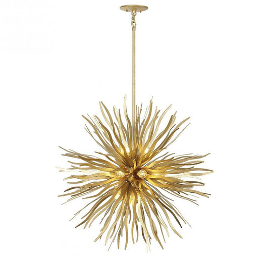 Killiam Pendant, 16-Light, Cavalier Gold, 36"H (7-1956-16-37 ALWKK)