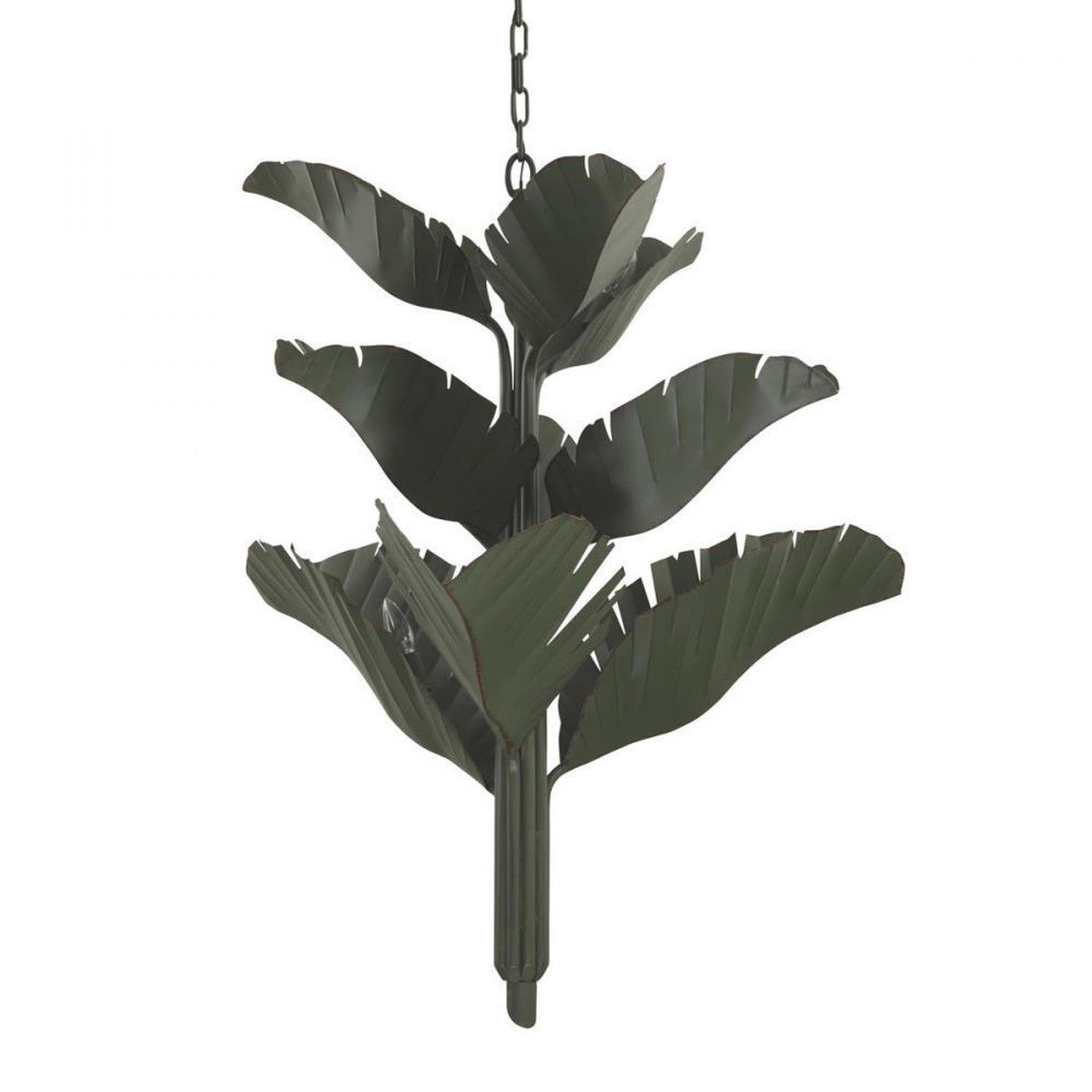 Banana Leaf 9-Lt Chandelier, Varaluz 901C09 YV0K03YM96