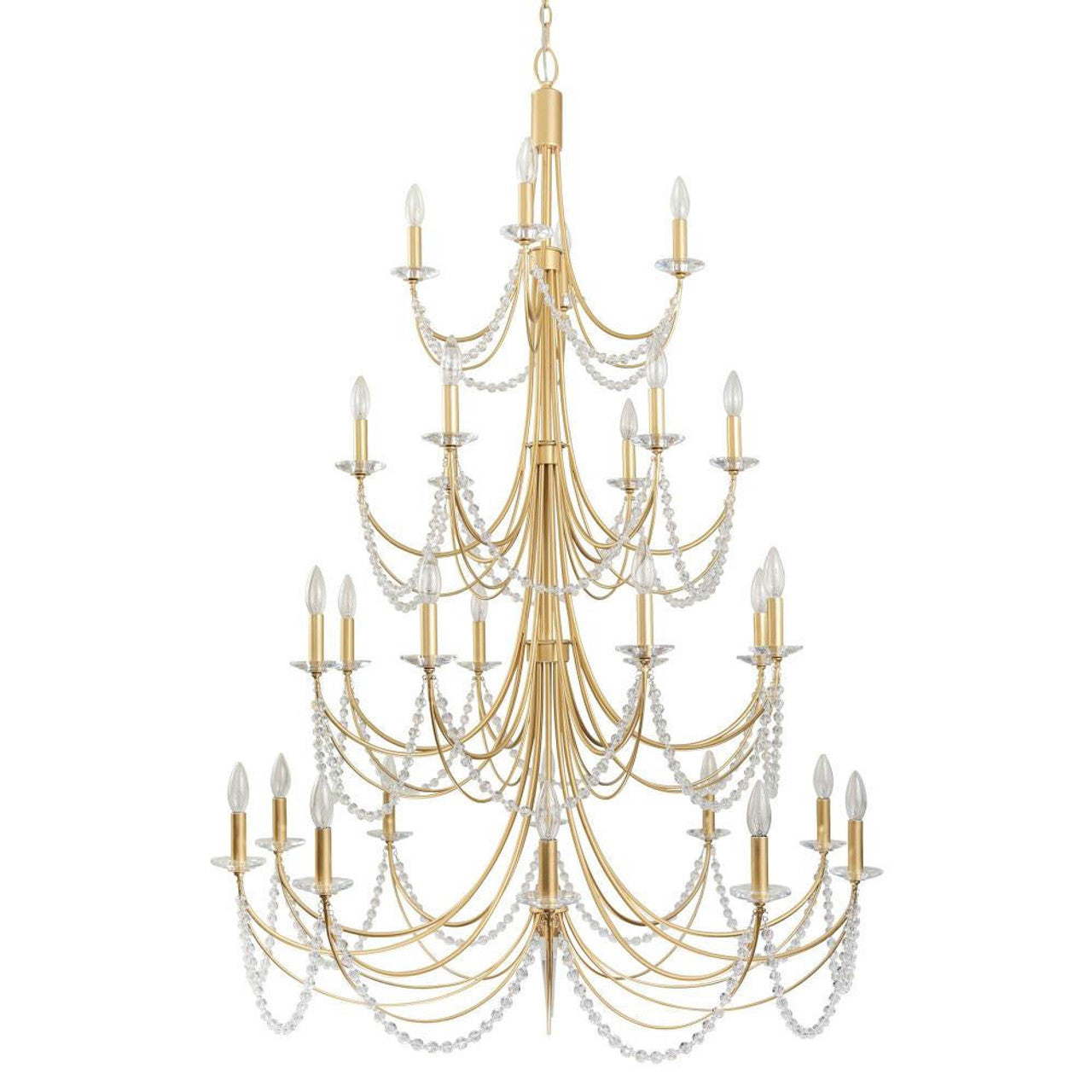 Brentwood 28 Light Chandelier - French Gold