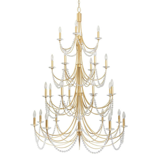 Brentwood 28 Light Chandelier - French Gold