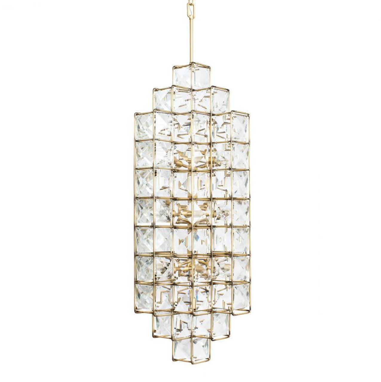 Cubic Foyer Pendant - Gold