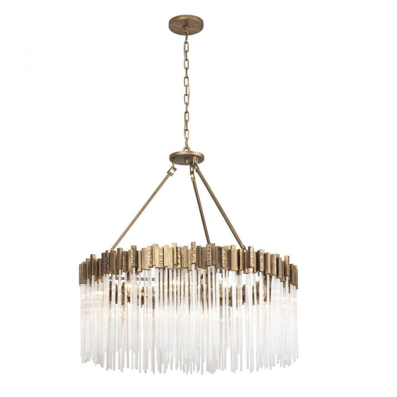 Matrix 12 Light Pendant - Gold