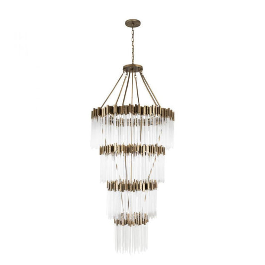 Matrix 30 Light Chandelier - Havana Gold